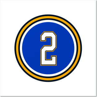 The Al MacInnis Number 2 Jersey St Louis Blues Inspired Posters and Art